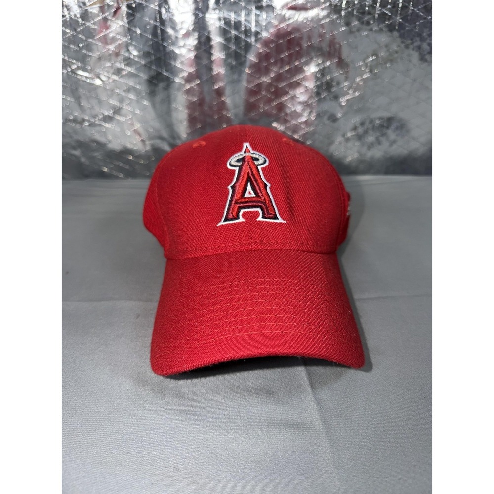 Los Angeles Angels Hat Cap Fitted Mens XL Red MLB Baseball 39THIRTY New Era